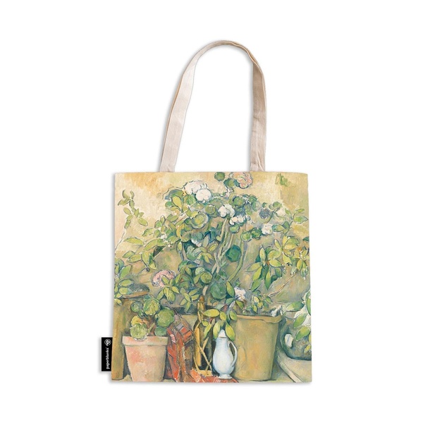 SACS EN TOILE POTS EN TERRE CUITE ET FLEURS DE CEZANNE POTS EN TERRE CUITE ET FLEURS DE CEZANNE