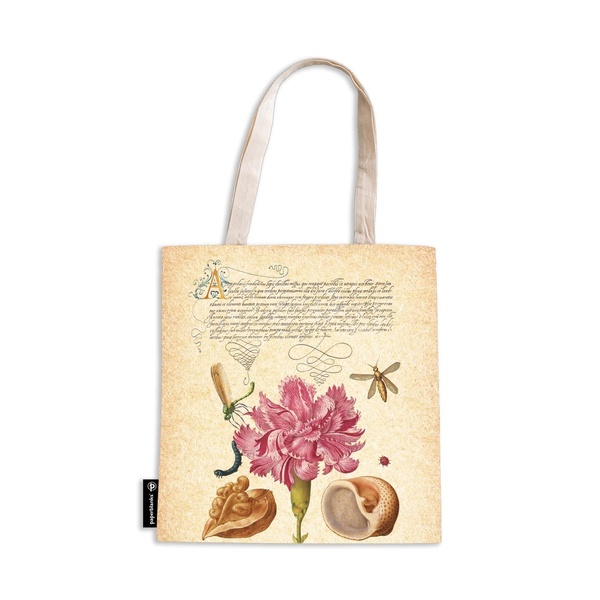 SACS EN TOILE OEILLET ROSE MIRA BOTANICA