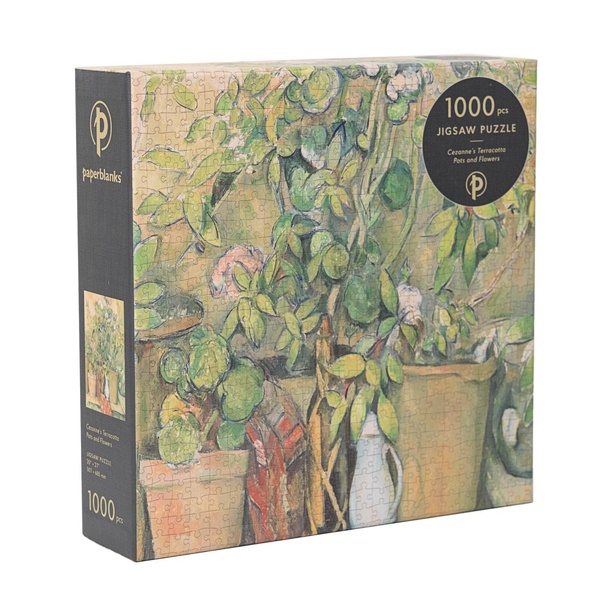 PUZZLES POTS EN TERRE CUITE ET FLEURS DE CEZANNE