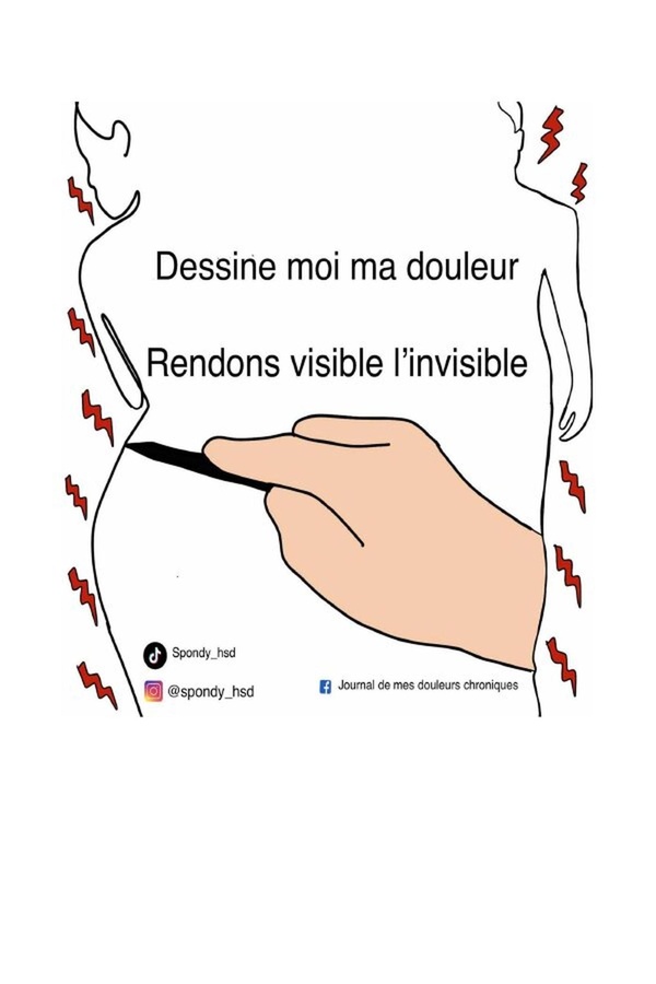 DESSINE MOI MA DOULEUR - LIVRET DE TEMOIGNAGES ILLUSTRES DE MALADES CHRONIQUES
