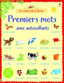 PREMIERS MOTS AVEC AUTOCOLLANTS - LES CONTES DE LA FERME