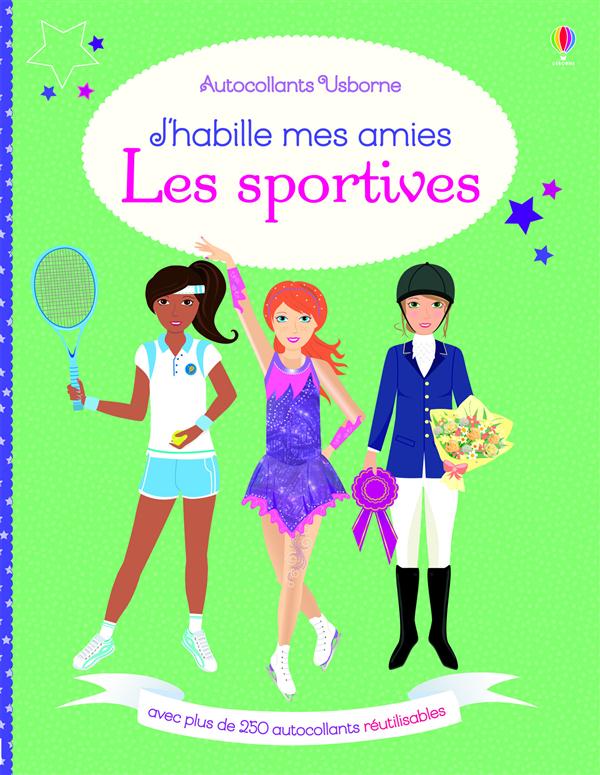 J'HABILLE MES AMIES - LES SPORTIVES - AUTOCOLLANTS USNORNE