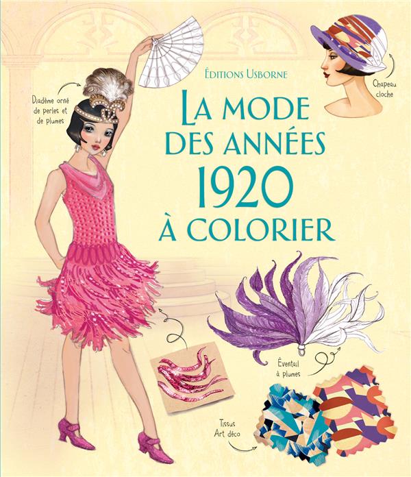 LA MODE DES ANNEES 1920 A COLORIER