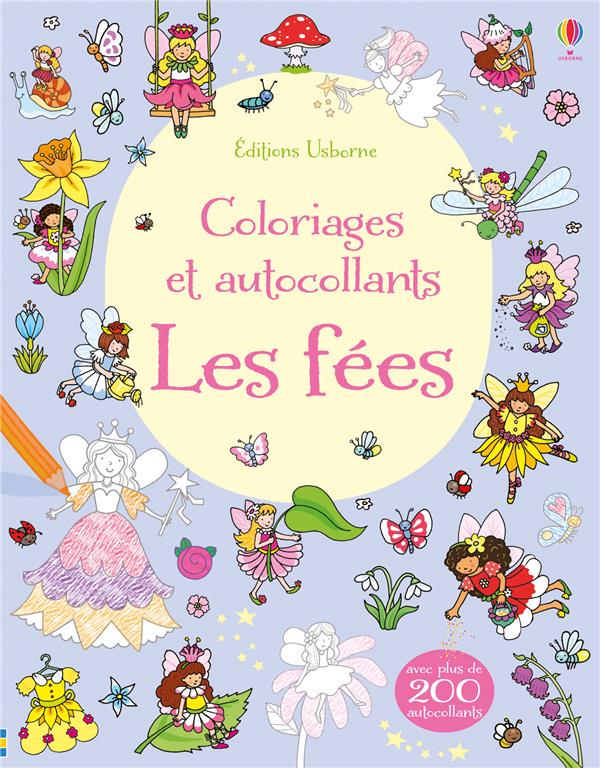 LES FEES - COLORIAGES ET AUTOCOLLANTS