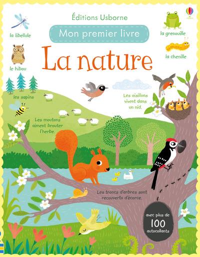 LA NATURE - MON PREMIER LIVRE AVEC AUTOCOLLANTS