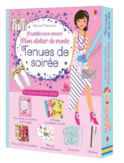 COFFRET J'HABILLE MES AMIES - MON ATELIER DE MODE - TENUES DE SOIREE