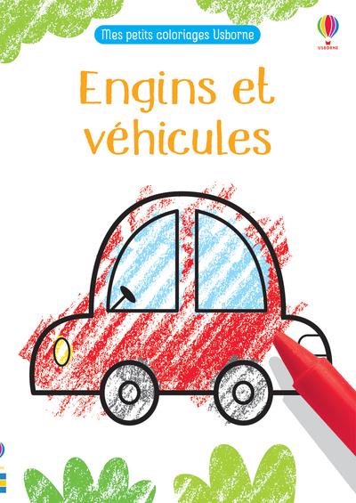 ENGINS ET VEHICULES - MES PETITS COLORIAGES USBORNE