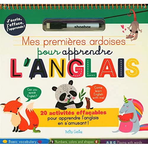 MES PREMIERES ARDOISES POUR APPRENDRE L'ANGLAIS