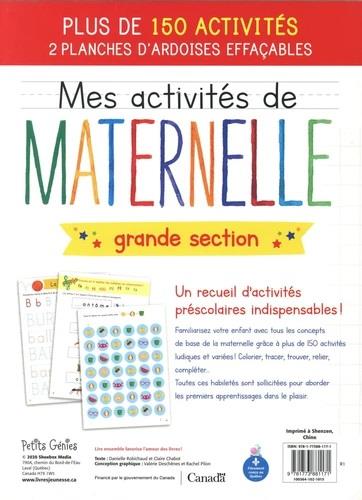 MES ACTIVITES DE MATERNELLE GRANDE SECTION - LOGIQUE, OBSERVATION, COLORIAGES, JEUX, CHIFFRES, FORME