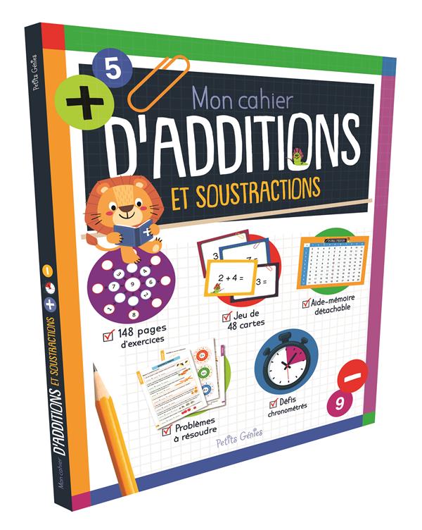 MON CAHIER D'ADDITIONS ET DE SOUSTRACTIONS