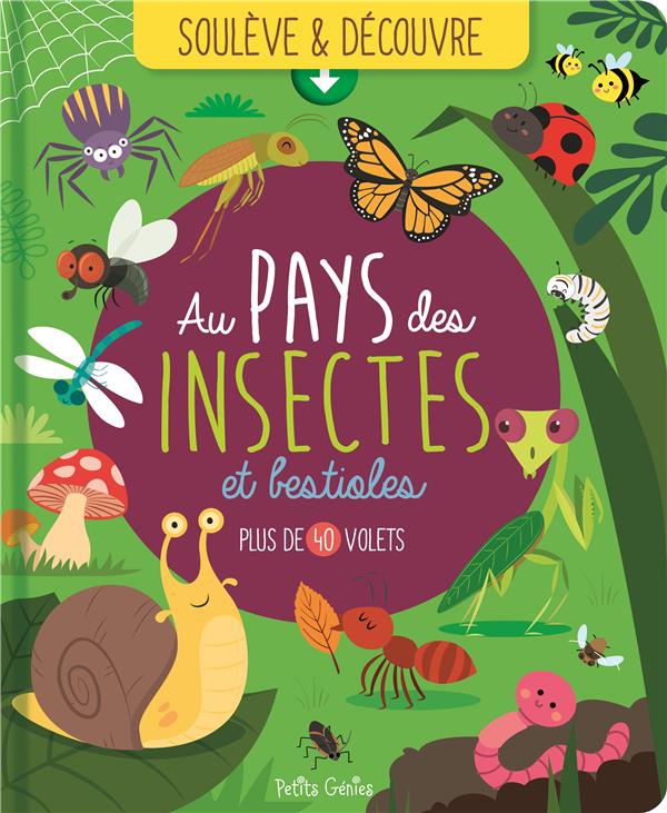 SOULEVE ET DECOUVRE - AU PAYS DES INSECTES ET BESTIOLES - PLUS DE 40 VOLETS