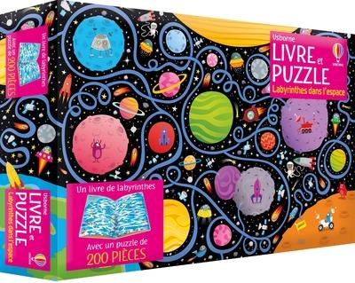 LABYRINTHES DANS L'ESPACE - COFFRET LIVRE ET PUZZLE