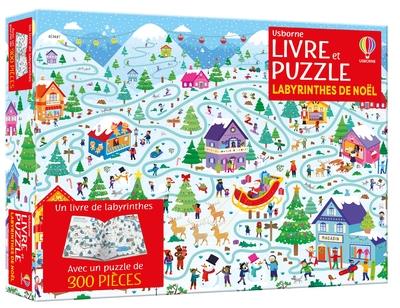 LES LABYRINTHES DE NOEL - COFFRET LIVRE ET PUZZLE