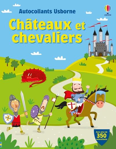 CHATEAUX ET CHEVALIERS - AUTOCOLLANTS USBORNE - DES 5 ANS