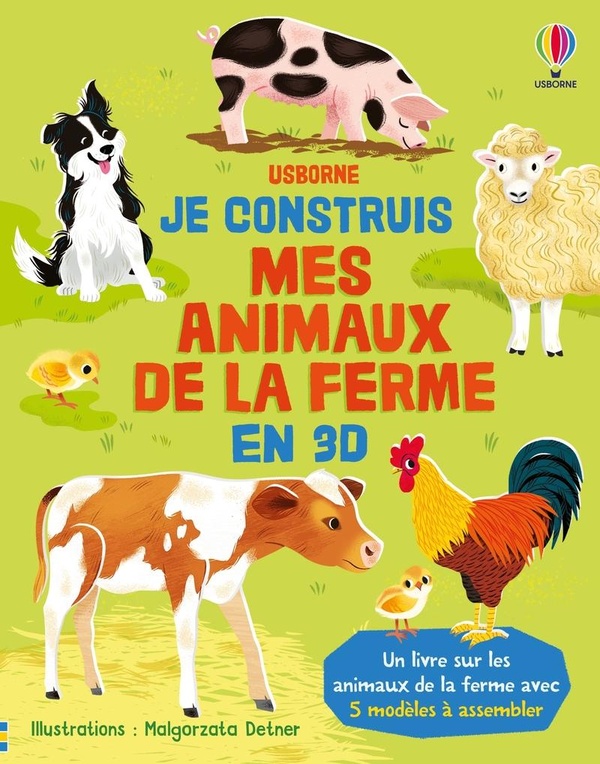 JE CONSTRUIS MES ANIMAUX DE LA FERME EN 3D - DES 4 ANS