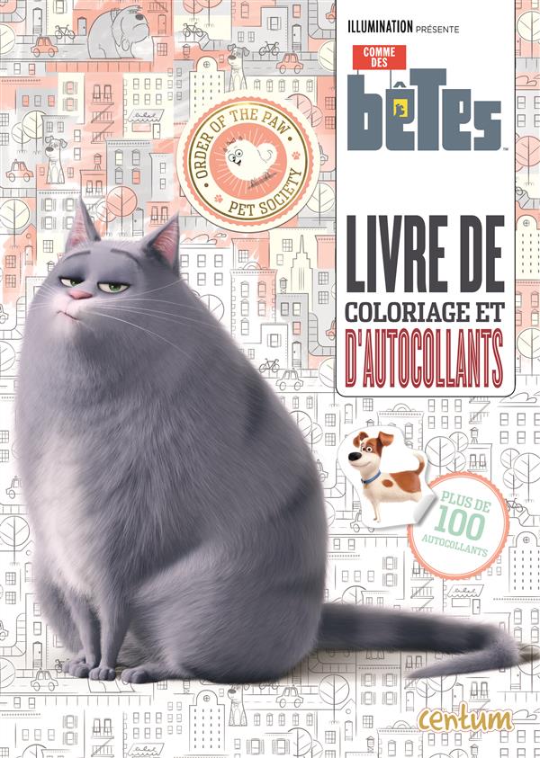 COMME DES BETES STICKERS ET COLORIAGES