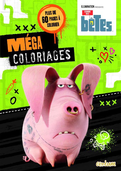 COMME DES BETES : MEGA COLORIAGE