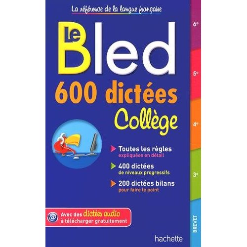 BLED 600 DICTEES COLLEGE