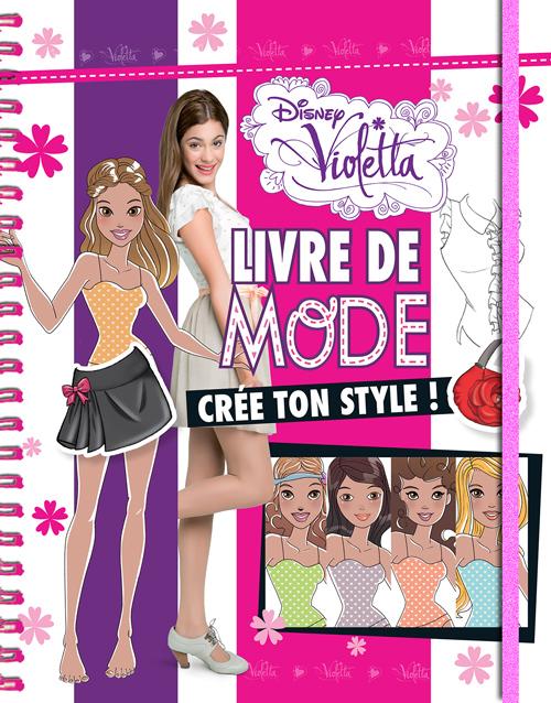 LIVRE DE MODE VIOLETTA - NOUVELLE EDITION AVEC POCHOIRS PLASTIQUES