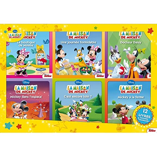 LA MAISON DE MICKEY, COFFRET 12 LIVRES