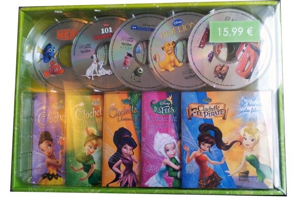 COFFRET CD FEE CLOCHETTE FILMS 1 A 5