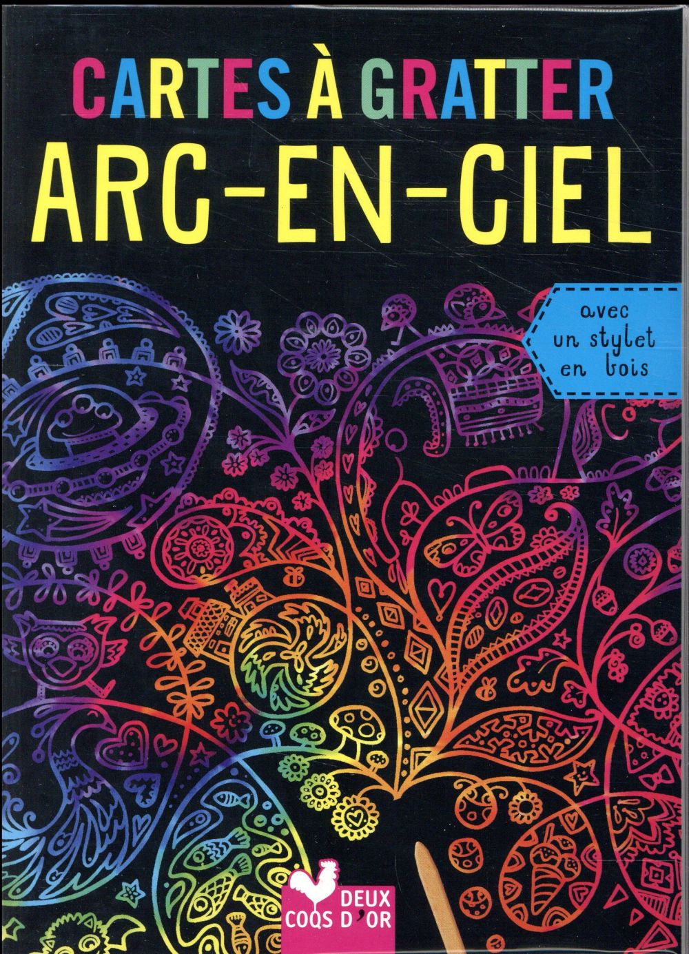 CARTES A GRATTER - ARC-EN-CIEL