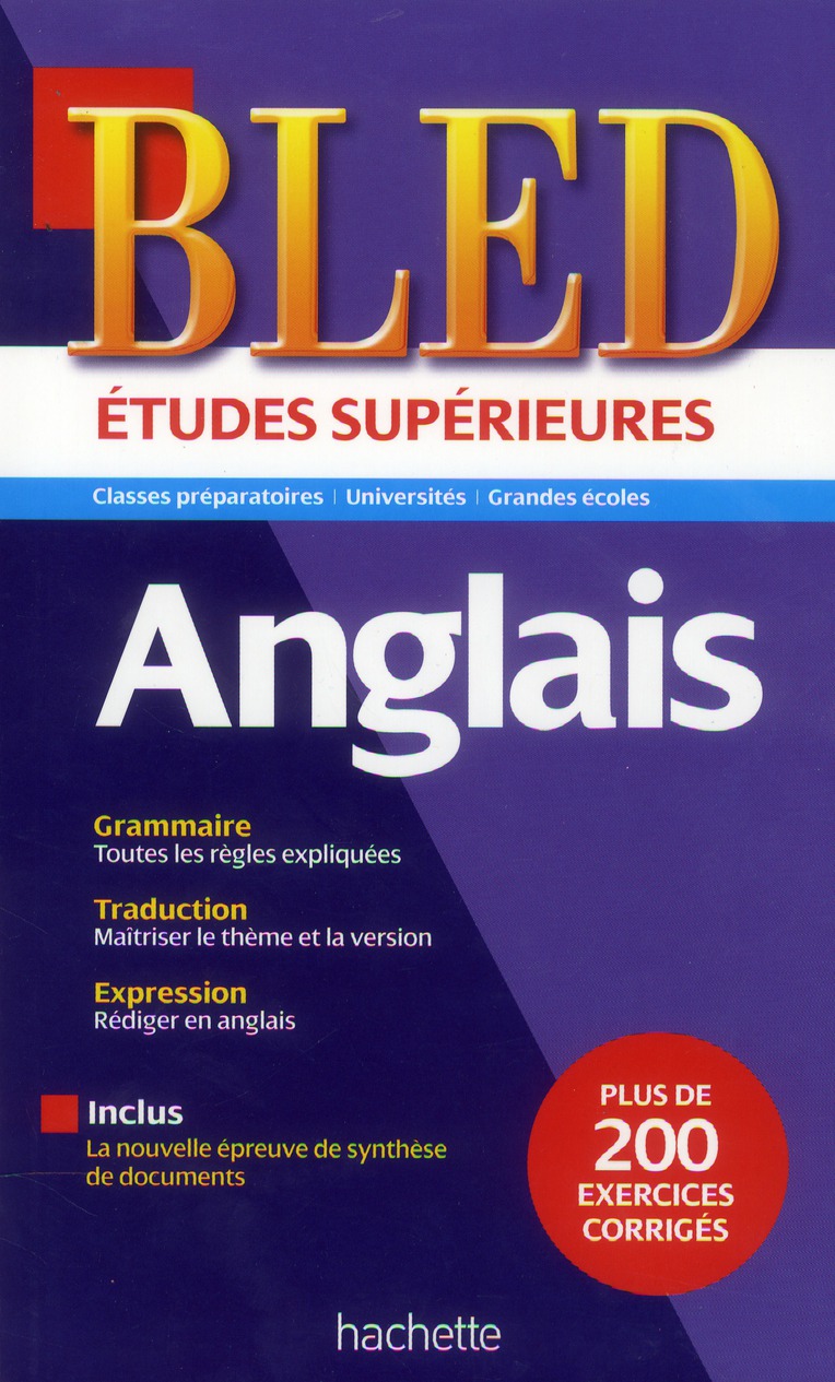 BLED ANGLAIS - NOUVELLE EDITION