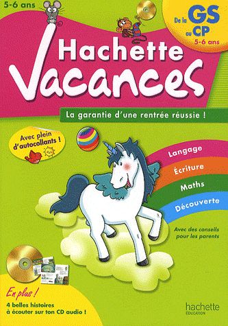 HACHETTE VACANCES - DE GS A CP - 5/6 ANS