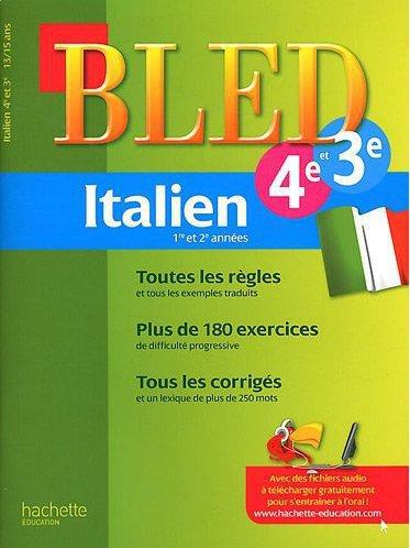 CAHIER BLED - ITALIEN 4E/3E - 13-15 ANS