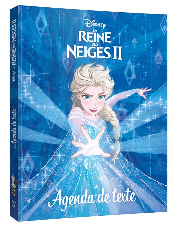 LA REINE DES NEIGES 2 - AGENDA DE TEXTE - DISNEY