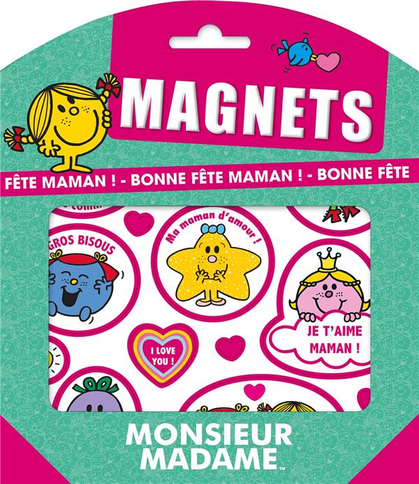 MONSIEUR MADAME - MAGNETS - BONNE FETE MAMAN