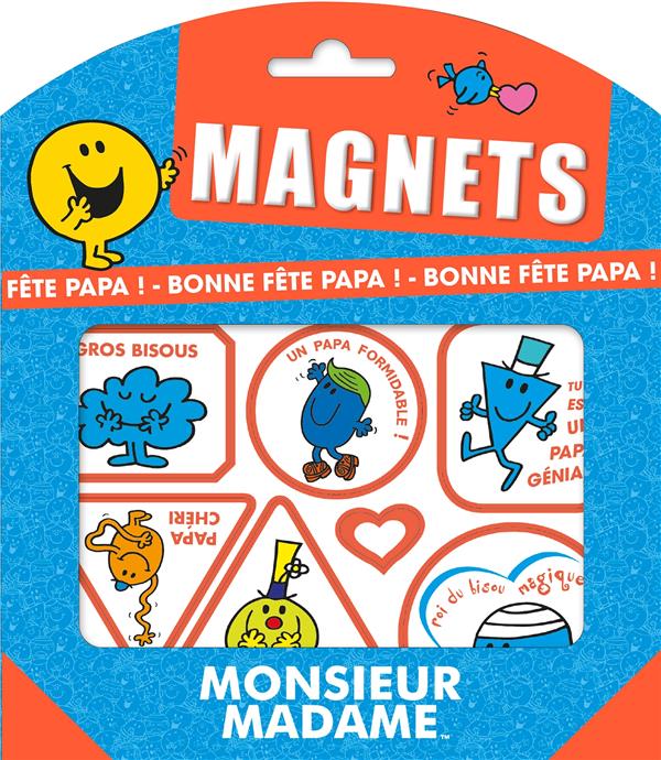 MONSIEUR MADAME - MAGNETS - BONNE FETE PAPA