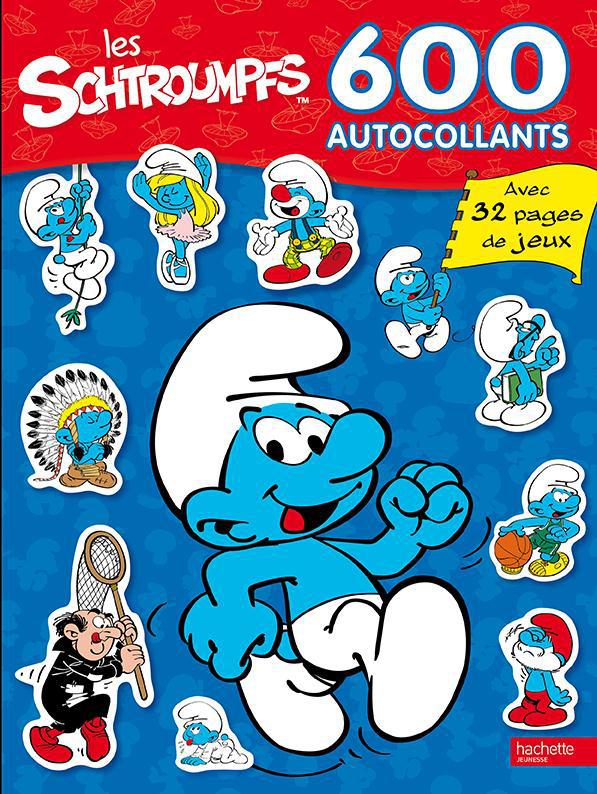 600 AUTOCOLLANTS - LES SCHTROUMPFS