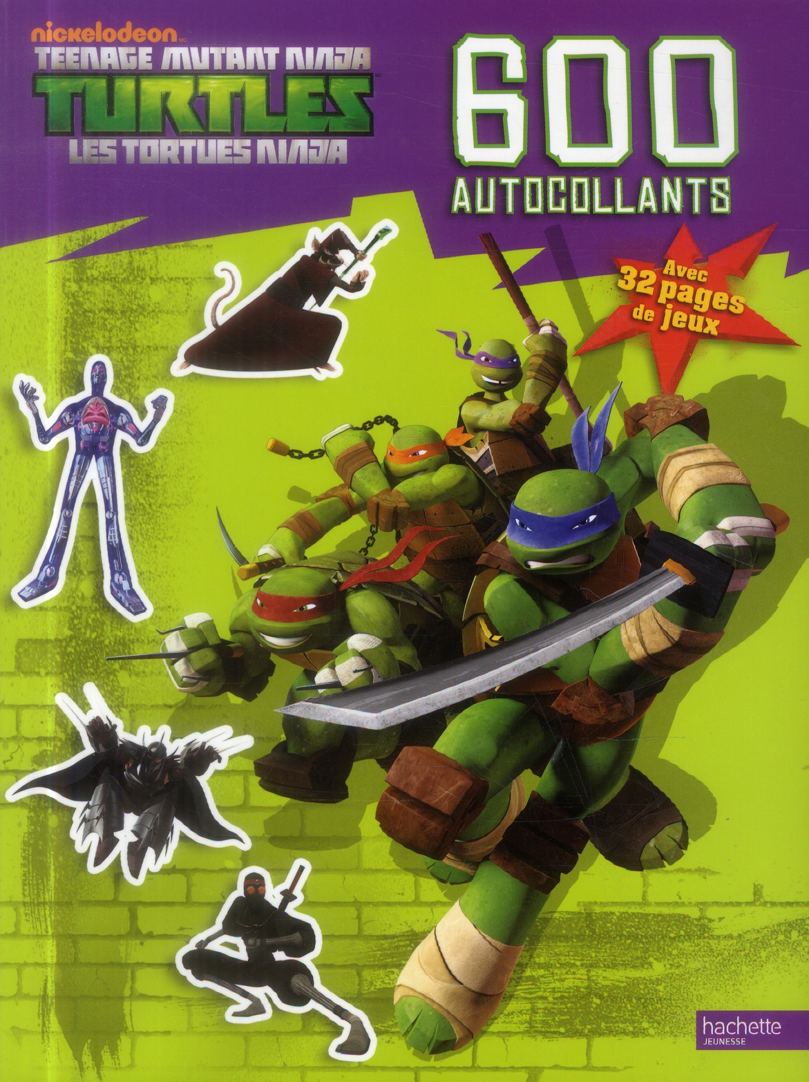 TORTUES NINJA / 600 AUTOCOLLANTS