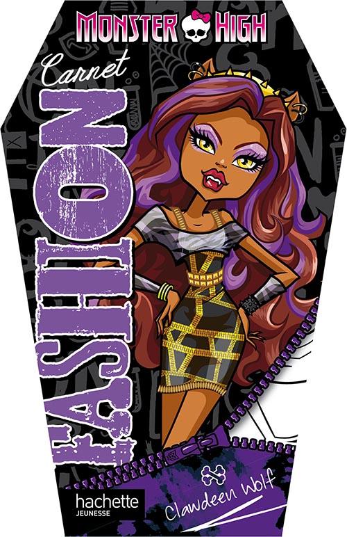 MONSTER HIGH - CARNET FASHION CLAWDEEN WOLF