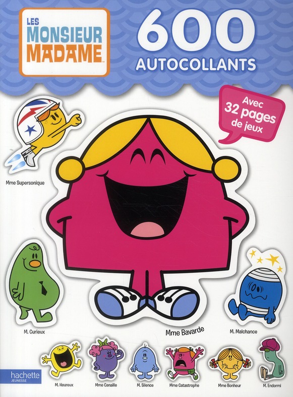 600 STICKERS MONSIEUR MADAME