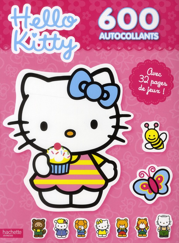 600 AUTOCOLLANTS HELLO KITTY