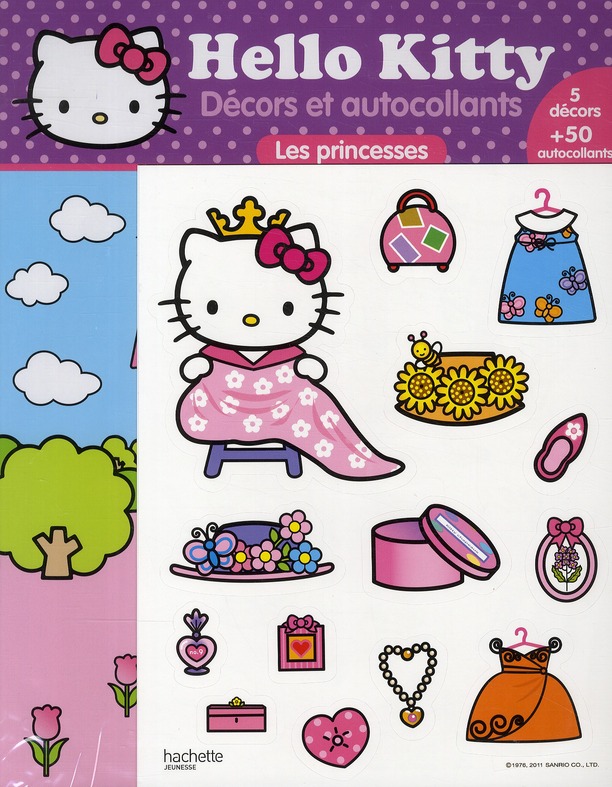 DECORS ET AUTOCOLLANTS -LES PRINCESSES