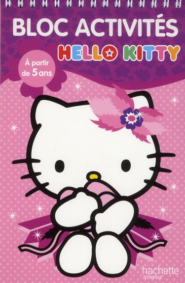 BLOC ACTIVITES HELLO KITTY 5 ANS