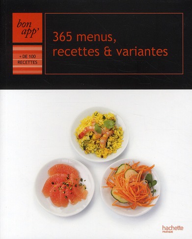 365 MENUS RECETTES ET VARIANTES