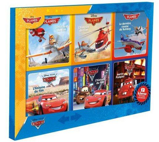 CARS & PLANES , COFFRET 12 LIVRES