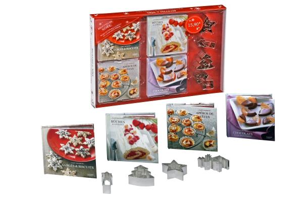 COFFRET 4 MINI-LIVRES RECETTES DE NOEL