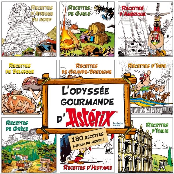 COFFRET 9 MINI-LIVRES L'ODYSSEE GOURMANDE D'ASTERIX