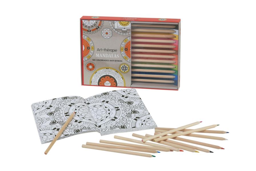 COFFRET ART-THERAPIE MANDALAS