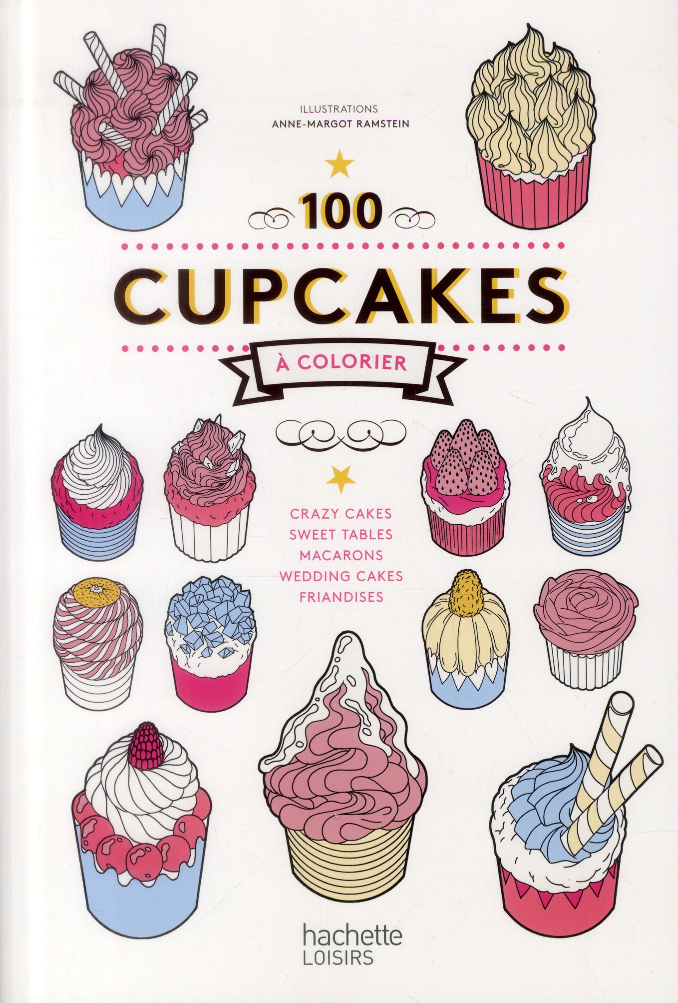 100 CUPCAKES A COLORIER