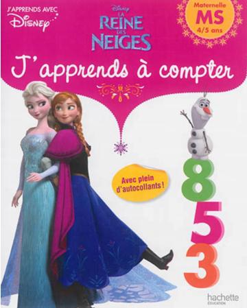 LA REINE DES NEIGES J'APPRENDS A COMPTER MS