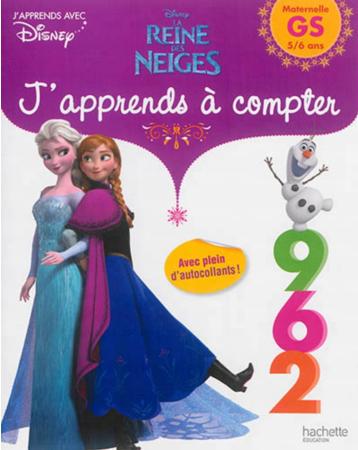 LA REINE DES NEIGES J'APPRENDS A COMPTER GS