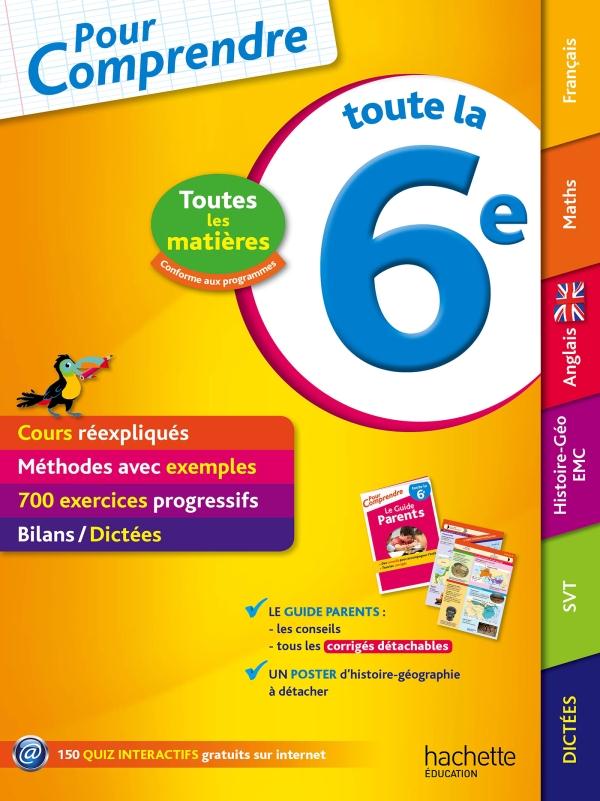 POUR COMPRENDRE TOUTES LES MATIERES 6E