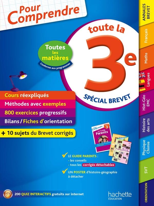 POUR COMPRENDRE TOUTES LES MATIERES 3E