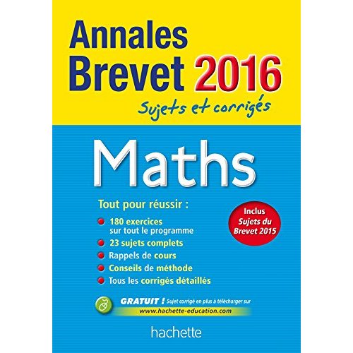 ANNALES 2016 MATHS 3E